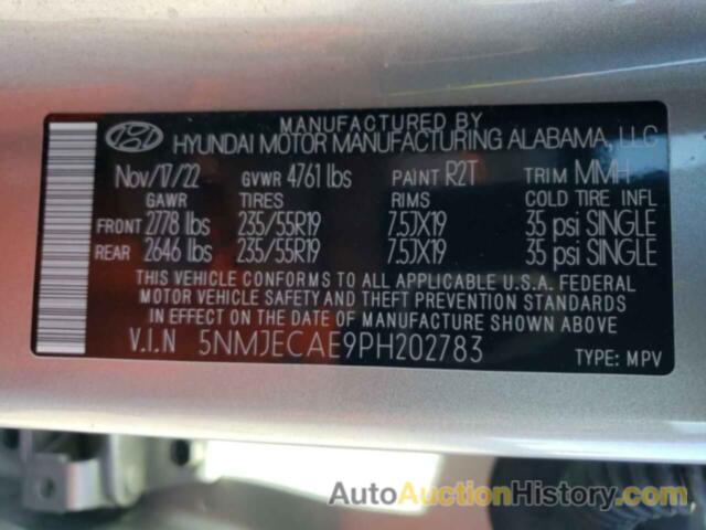 HYUNDAI TUCSON LIMITED, 5NMJECAE9PH202783