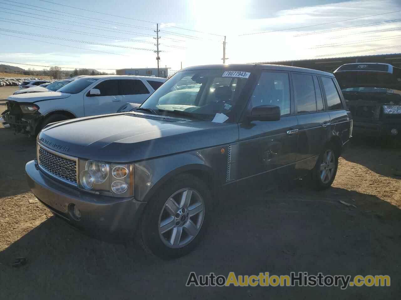 2005 LAND ROVER RANGEROVER HSE, SALME11405A181489