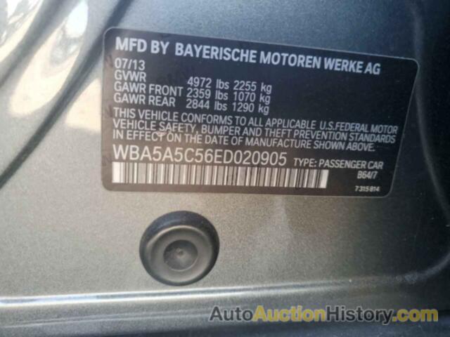 BMW 5 SERIES I, WBA5A5C56ED020905