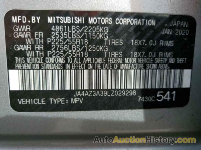 MITSUBISHI OUTLANDER SE, JA4AZ3A39LZ029298