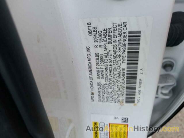 HONDA ACCORD SPORT, 1HGCV2F36JA048918