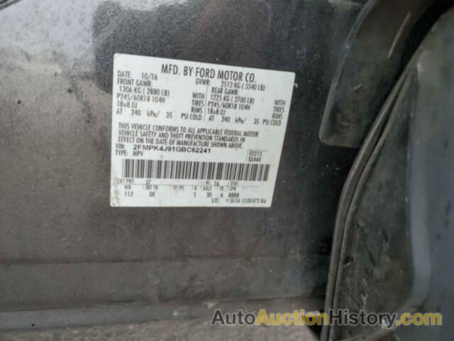 FORD EDGE SEL, 2FMPK4J91GBC62241