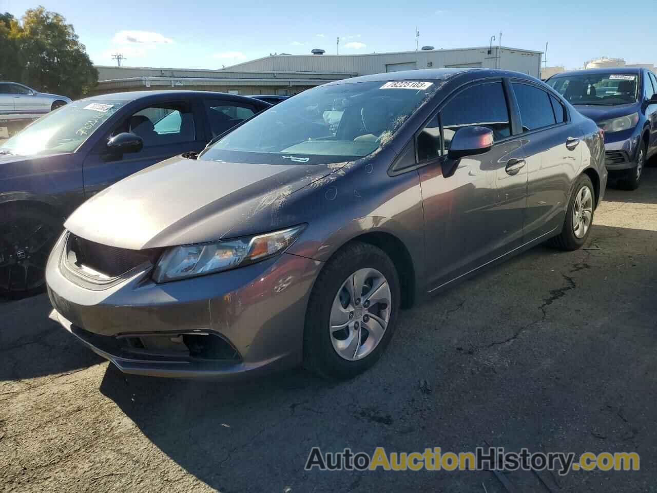 2013 HONDA CIVIC LX, 19XFB2F57DE224835