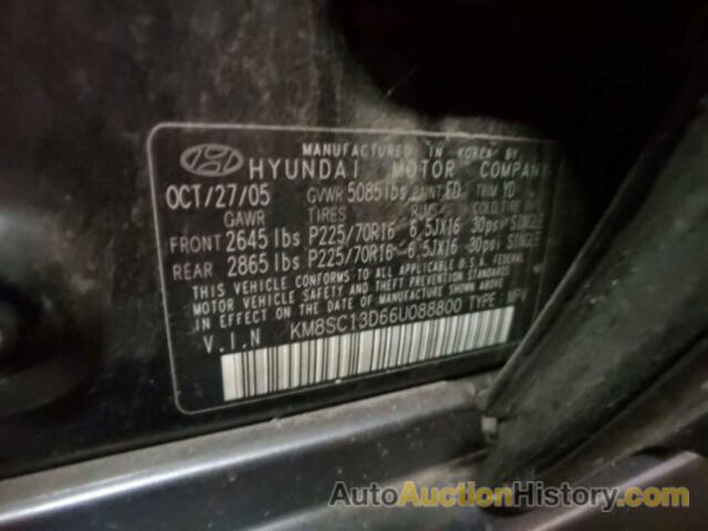 HYUNDAI SANTA FE GLS, KM8SC13D66U088800