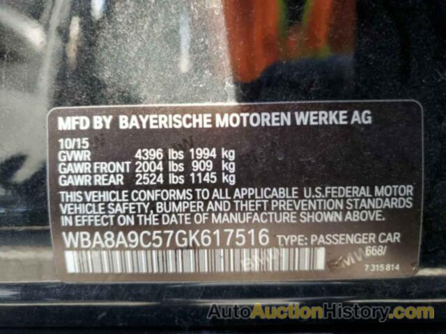 BMW 3 SERIES I, WBA8A9C57GK617516