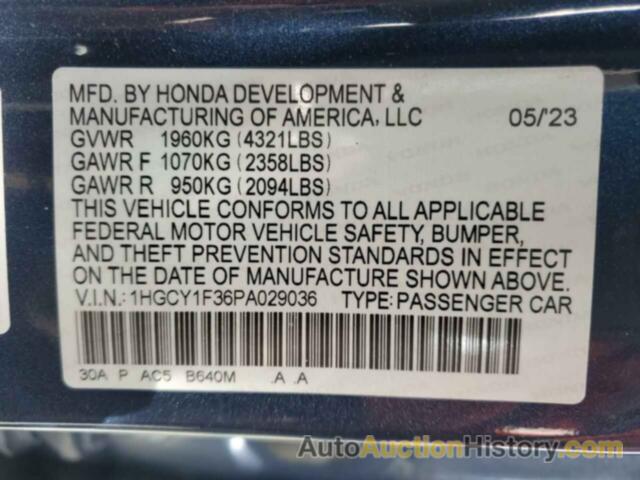 HONDA ACCORD EX, 1HGCY1F36PA029036