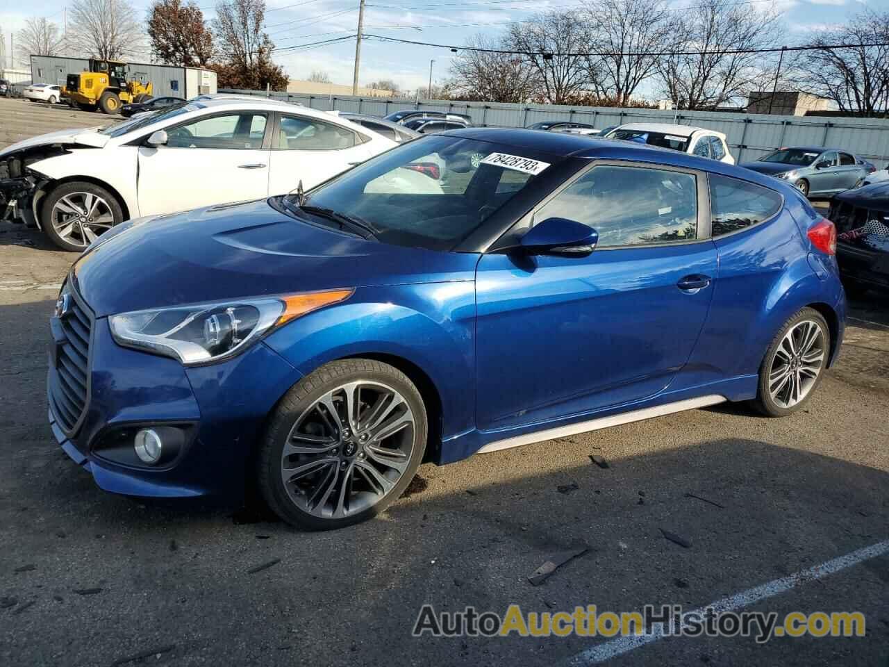 2016 HYUNDAI VELOSTER TURBO, KMHTC6AE1GU294380