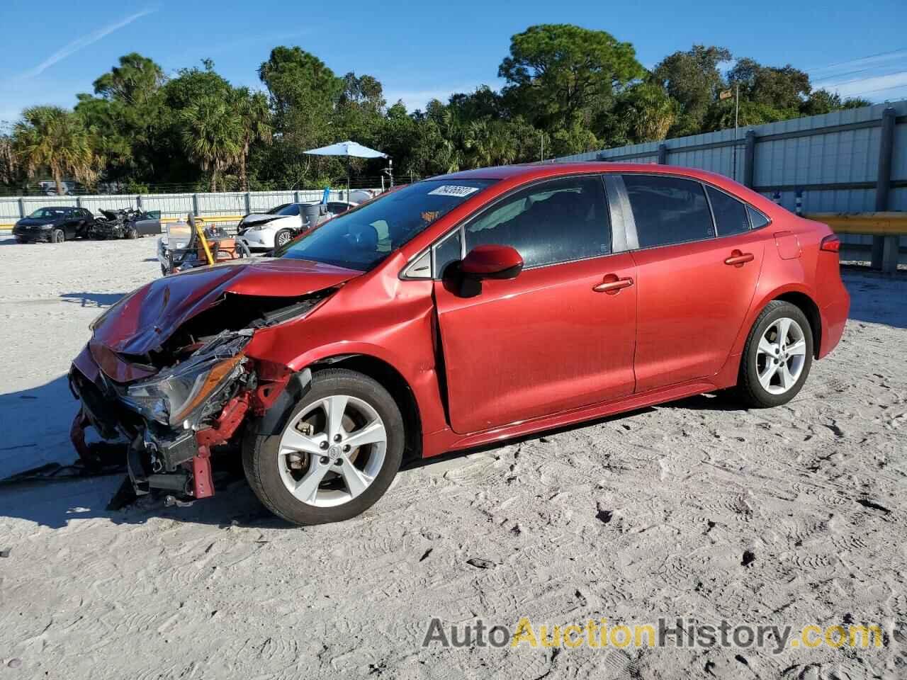 TOYOTA COROLLA LE, JTDEPRAE7LJ053230