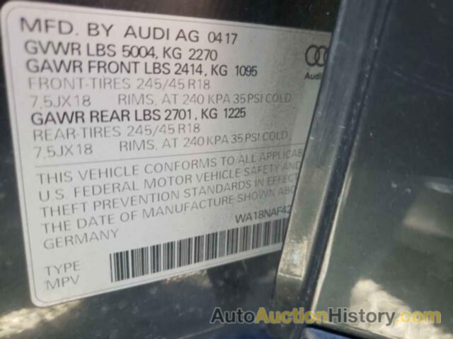 AUDI A4 PREMIUM PLUS, WA18NAF42HA162054