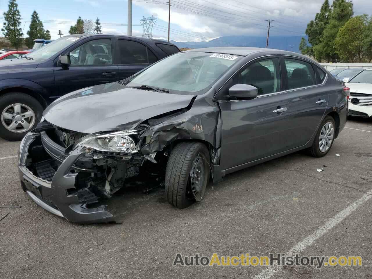 2015 NISSAN SENTRA S, 3N1AB7AP3FL678520