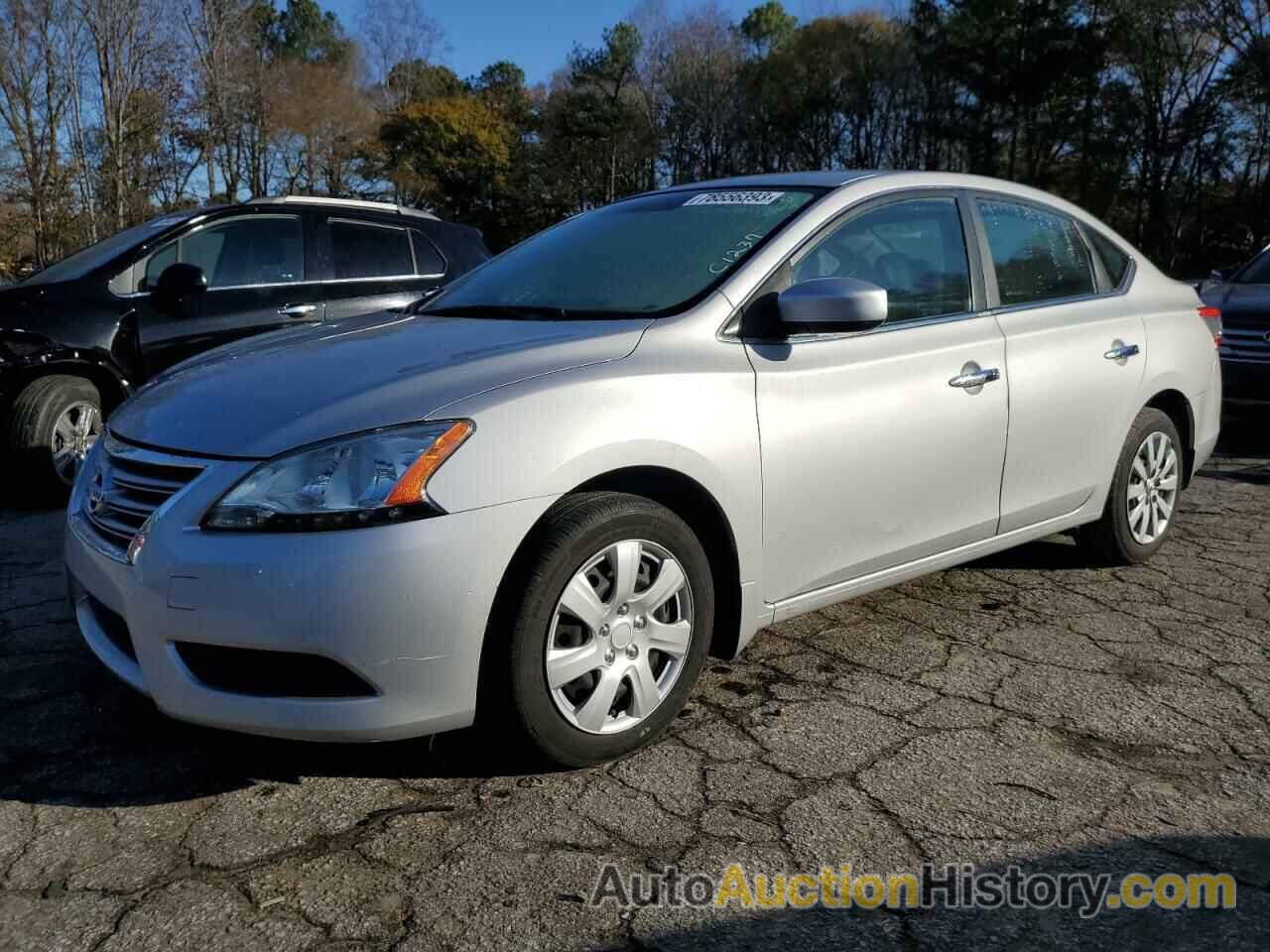 2014 NISSAN SENTRA S, 3N1AB7AP3EY217450