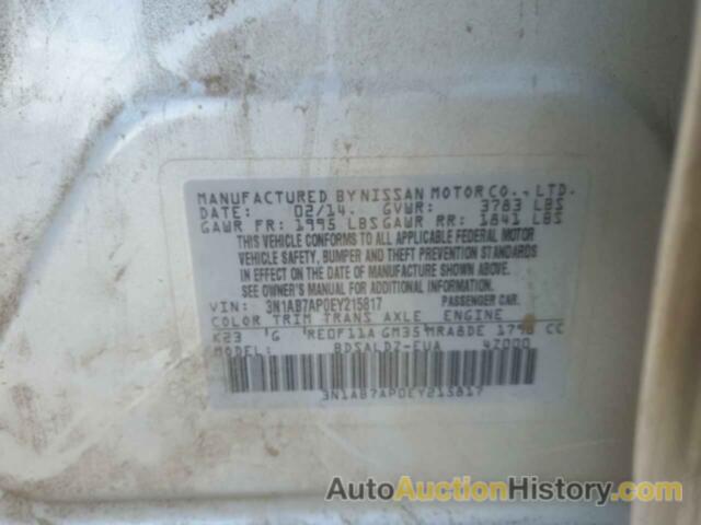 NISSAN SENTRA S, 3N1AB7AP0EY215817