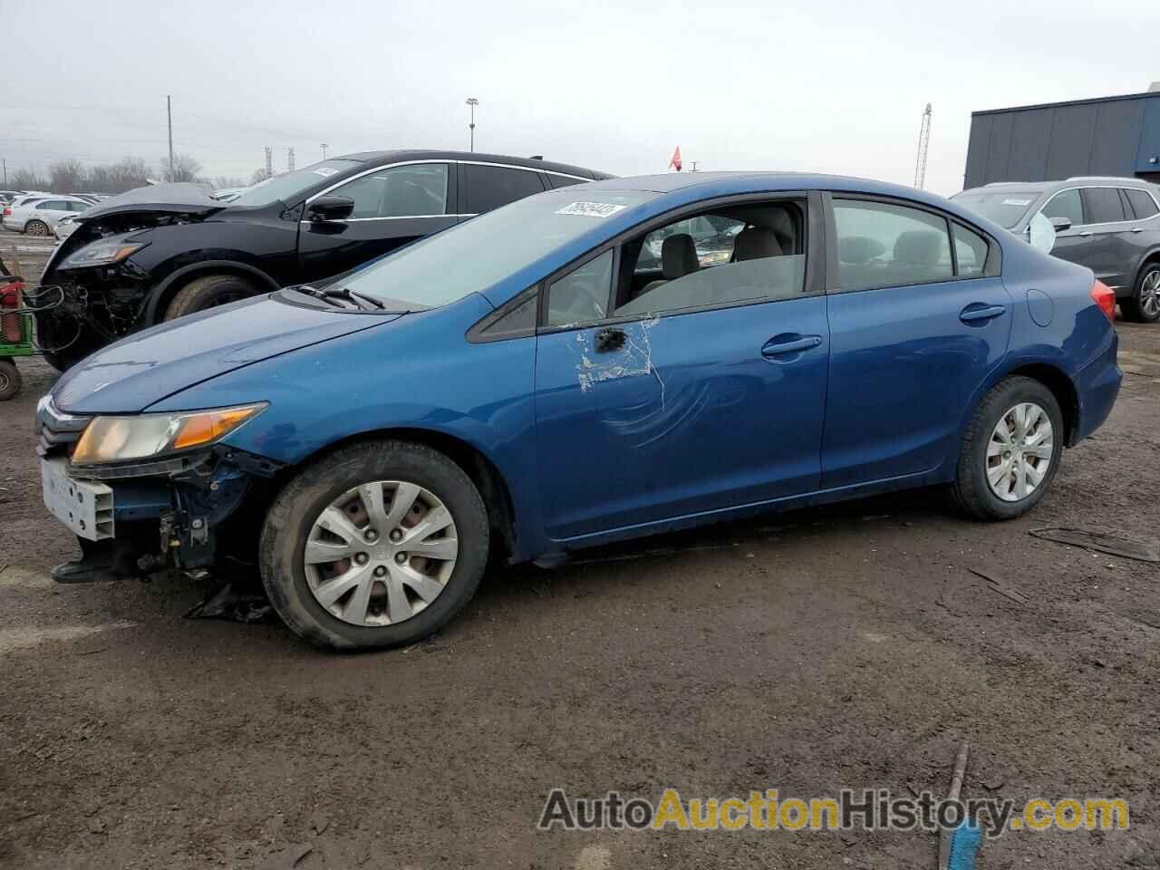 2012 HONDA CIVIC LX, 19XFB2F55CE330800