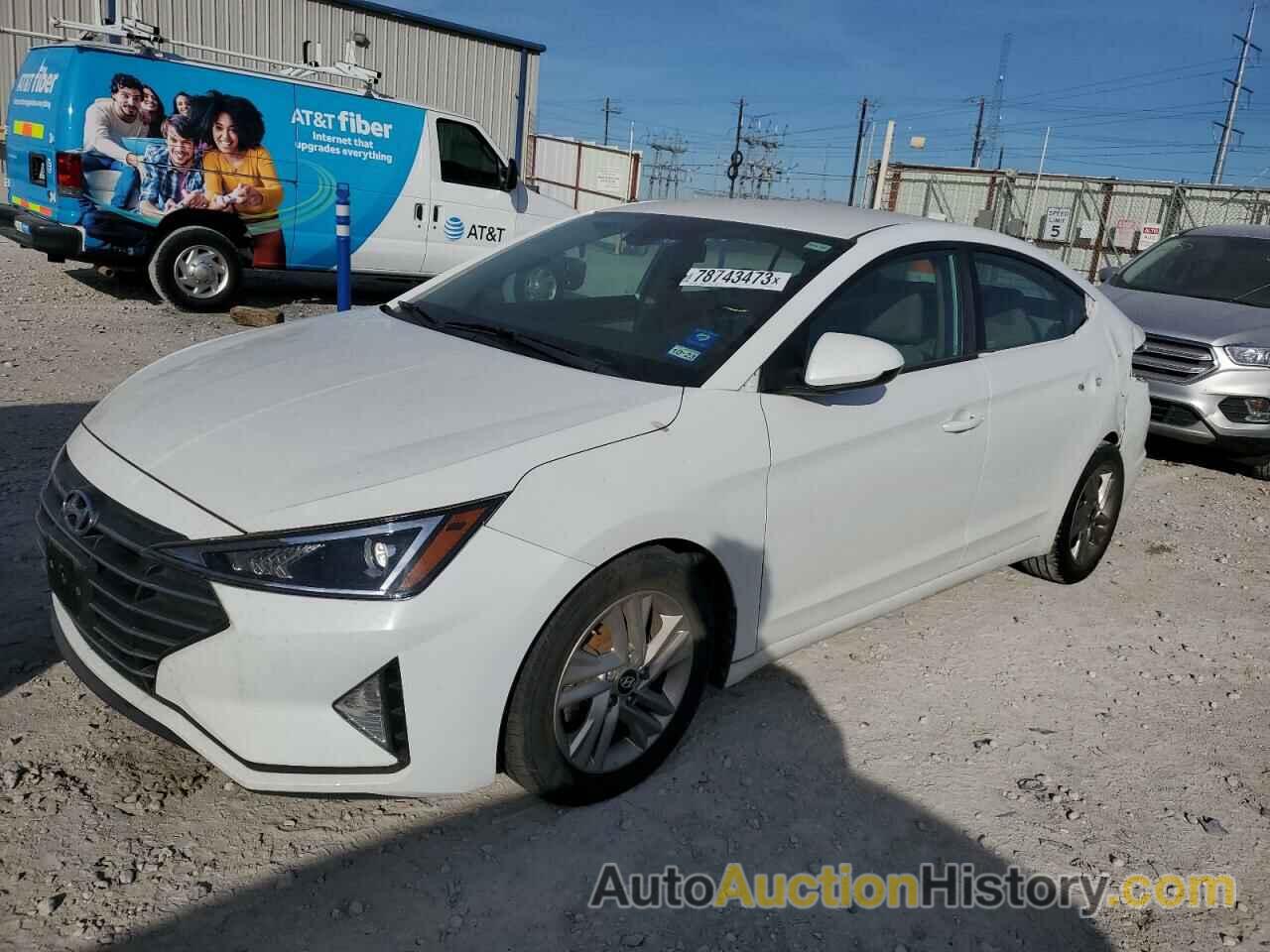 2019 HYUNDAI ELANTRA SEL, 5NPD84LFXKH469927