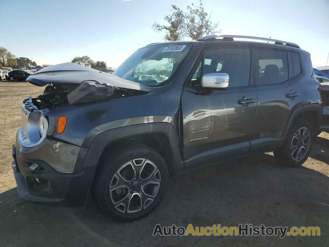 2016 JEEP RENEGADE LIMITED, ZACCJBDT0GPC92652