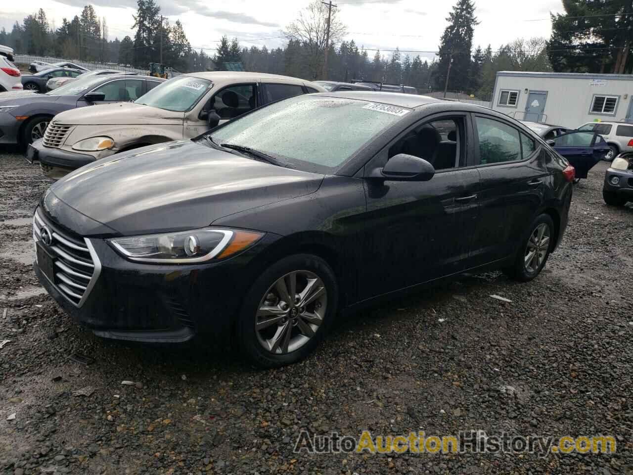 2018 HYUNDAI ELANTRA SEL, KMHD84LFXJU492009