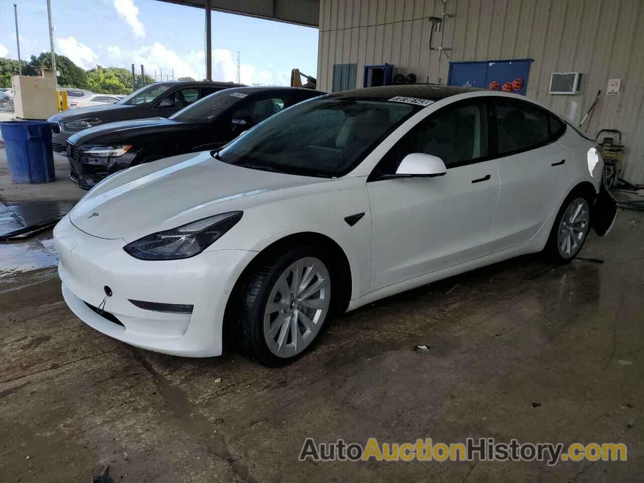 2022 TESLA MODEL 3, 5YJ3E1EB3NF187984