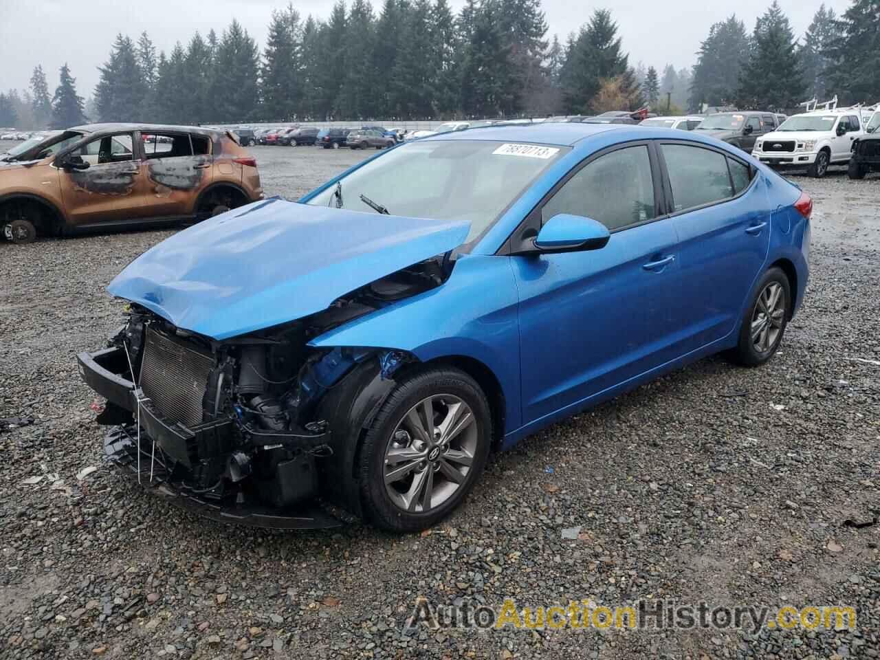 HYUNDAI ELANTRA SEL, 5NPD84LF2JH222240