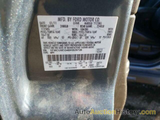 FORD ESCAPE LIMITED, 1FMCU9EG4BKB29728