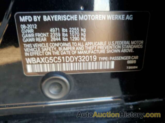 BMW 5 SERIES I, WBAXG5C51DDY32019