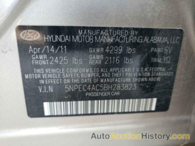 HYUNDAI SONATA SE, 5NPEC4AC5BH283823