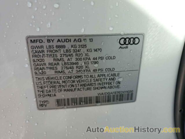 AUDI Q7 PRESTIGE, WA1DGAFE7ED011030