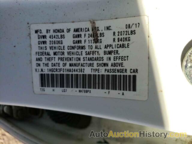 HONDA ACCORD EXL, 1HGCR3F01HA044382