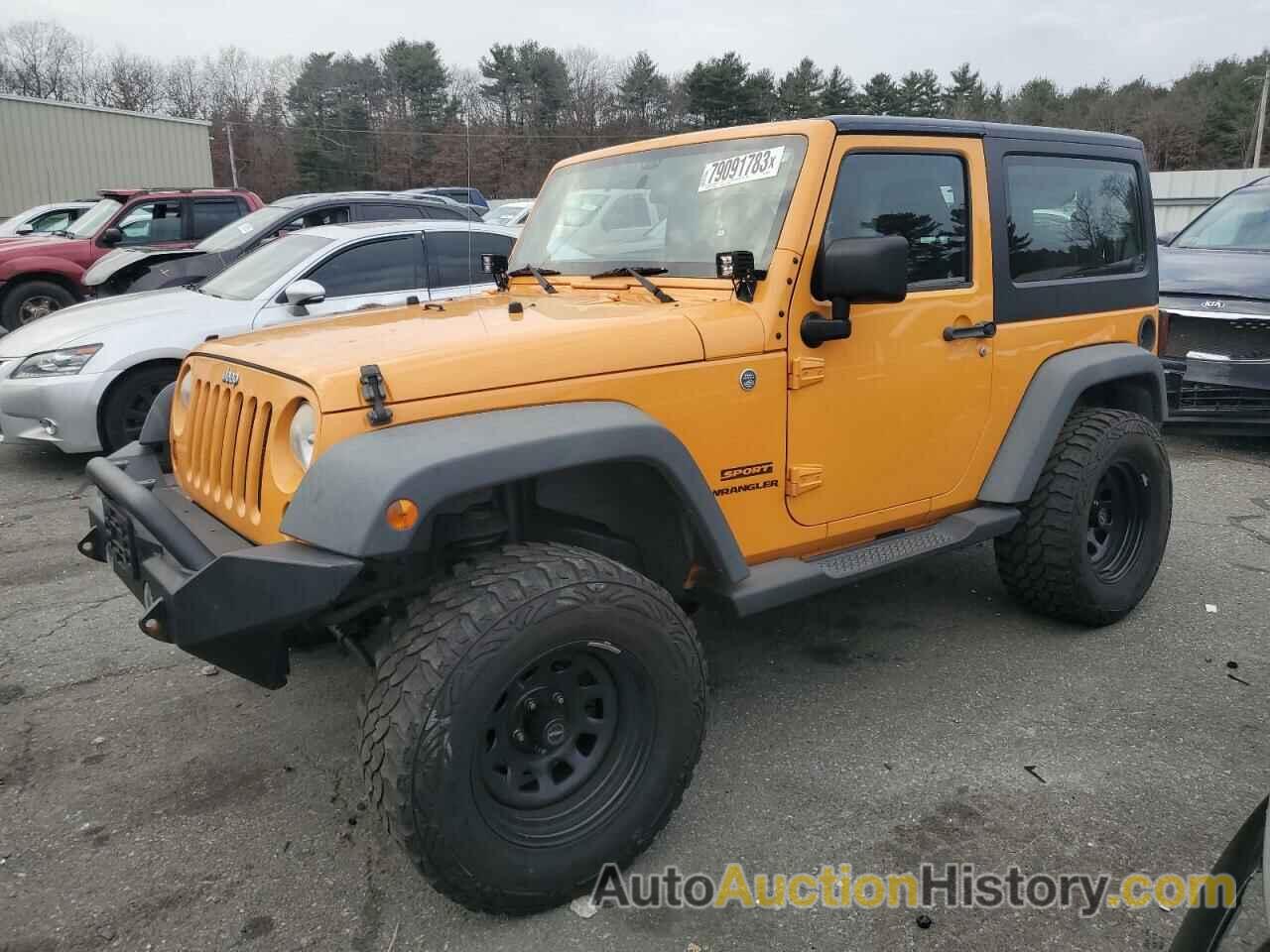 2013 JEEP WRANGLER SPORT, 1C4AJWAG2DL508233