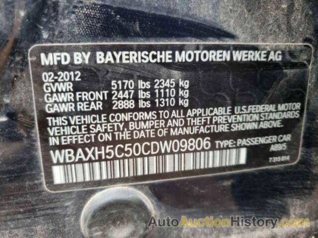 BMW 5 SERIES XI, WBAXH5C50CDW09806