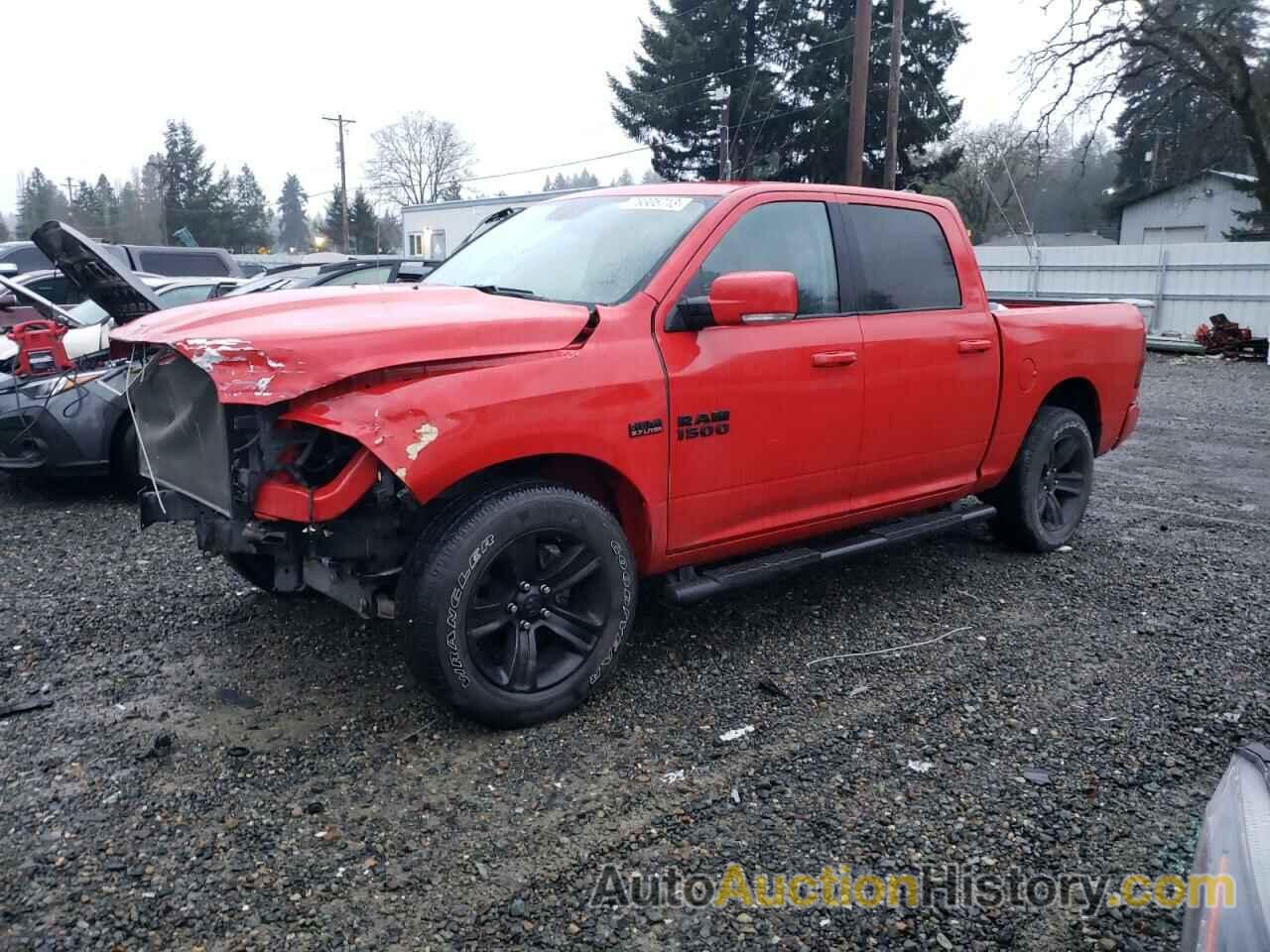 RAM 1500 SPORT, 1C6RR7MT2JS290992