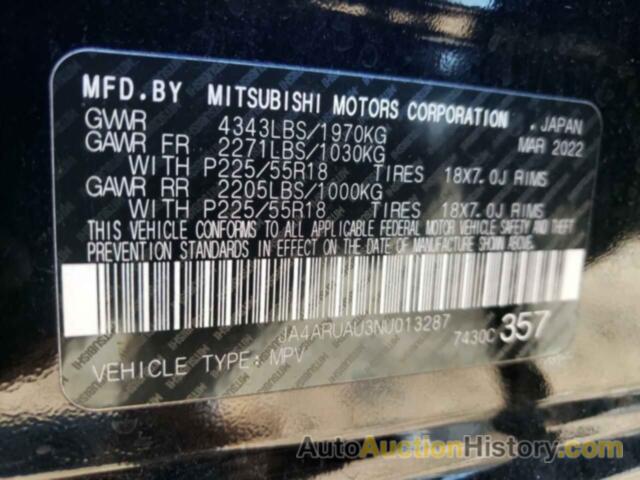 MITSUBISHI OUTLANDER ES, JA4ARUAU3NU013287