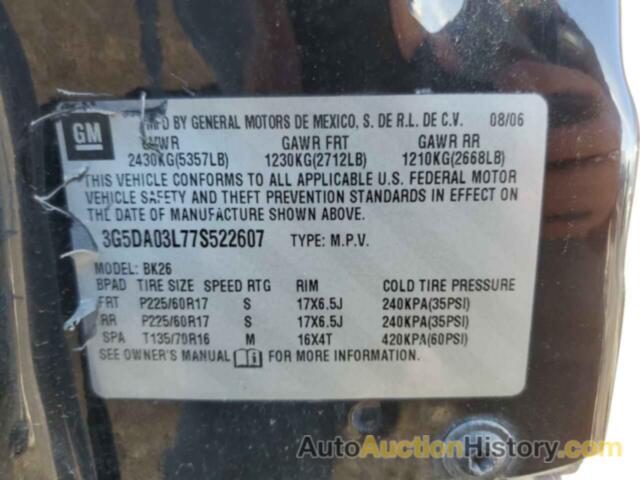 BUICK RENDEZVOUS CX, 3G5DA03L77S522607