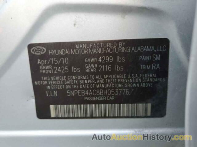 HYUNDAI SONATA GLS, 5NPEB4AC8BH053776