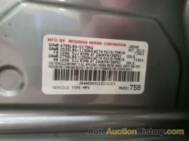 MITSUBISHI OUTLANDER ES, JA4AD2A31EZ016363