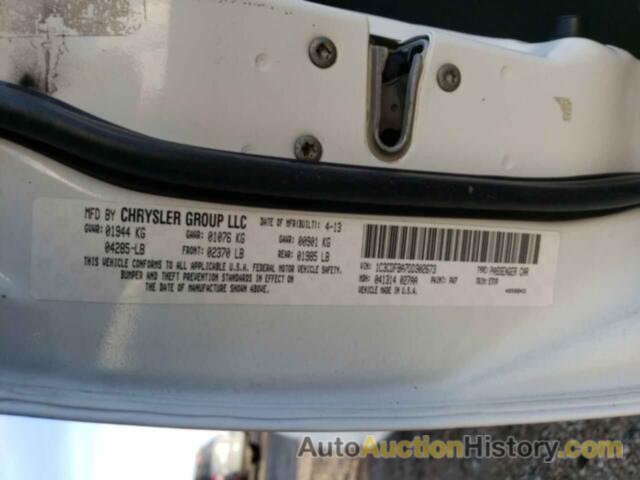 DODGE DART SXT, 1C3CDFBA7DD302673