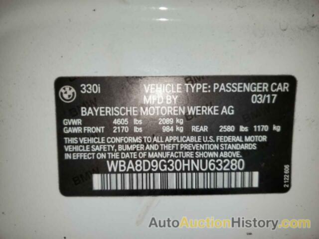 BMW 3 SERIES XI, WBA8D9G30HNU63280