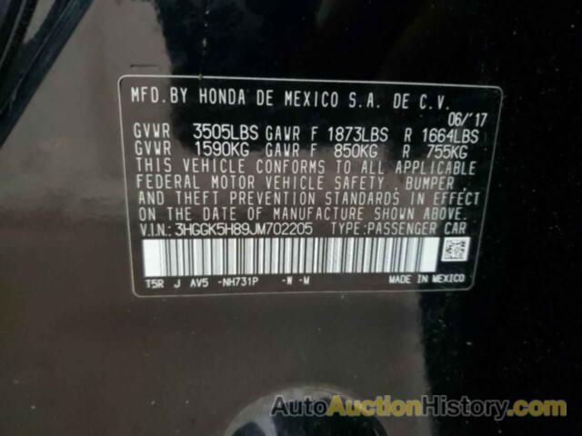 HONDA FIT EX, 3HGGK5H89JM702205