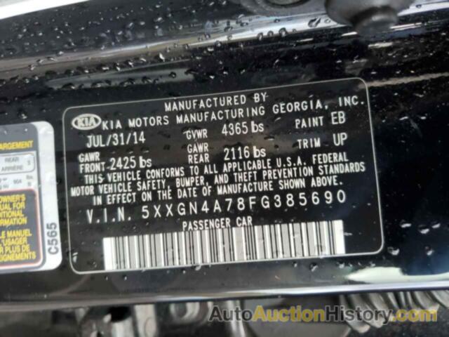 KIA OPTIMA EX, 5XXGN4A78FG385690