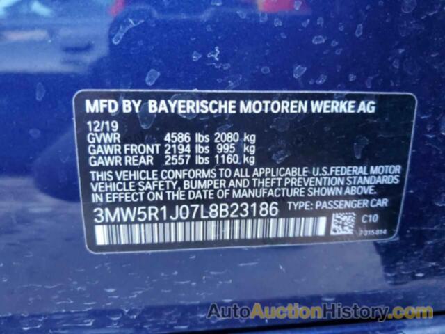 BMW 3 SERIES, 3MW5R1J07L8B23186