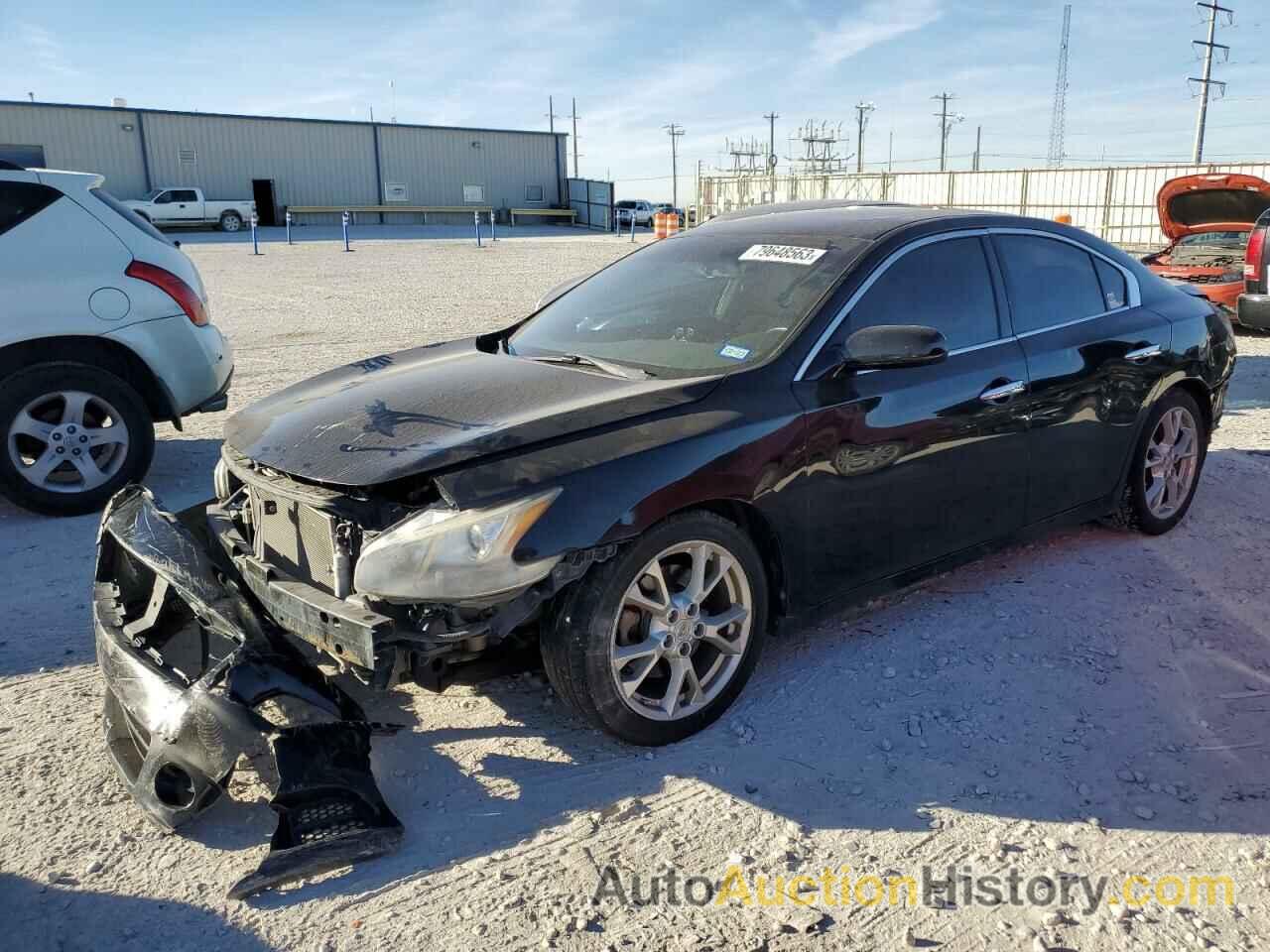 2014 NISSAN MAXIMA S, 1N4AA5APXEC455816