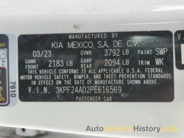 KIA FORTE LX, 3KPF24AD2PE616569