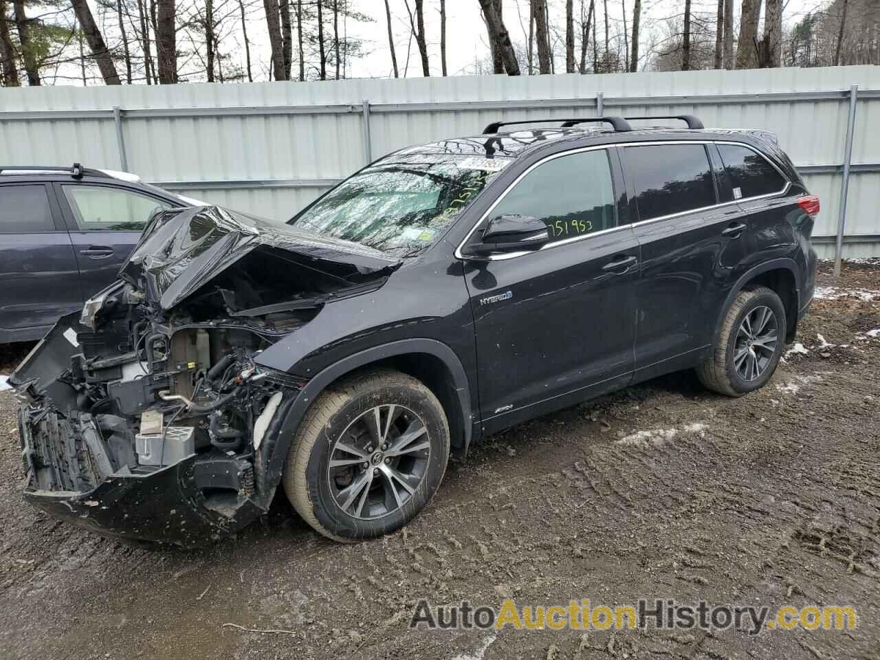 TOYOTA HIGHLANDER HYBRID, 5TDBGRFH6JS041947