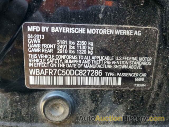 BMW 5 SERIES I, WBAFR7C50DC827286