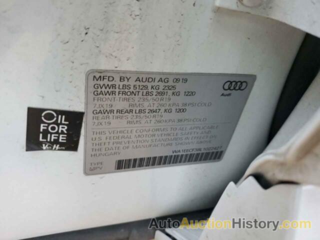 AUDI Q3 PREMIUM PLUS S-LINE, WA1EECF38L1022427