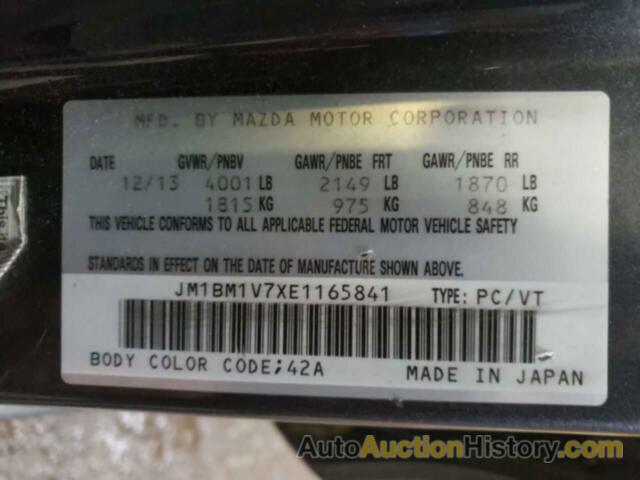 MAZDA 3 TOURING, JM1BM1V7XE1165841