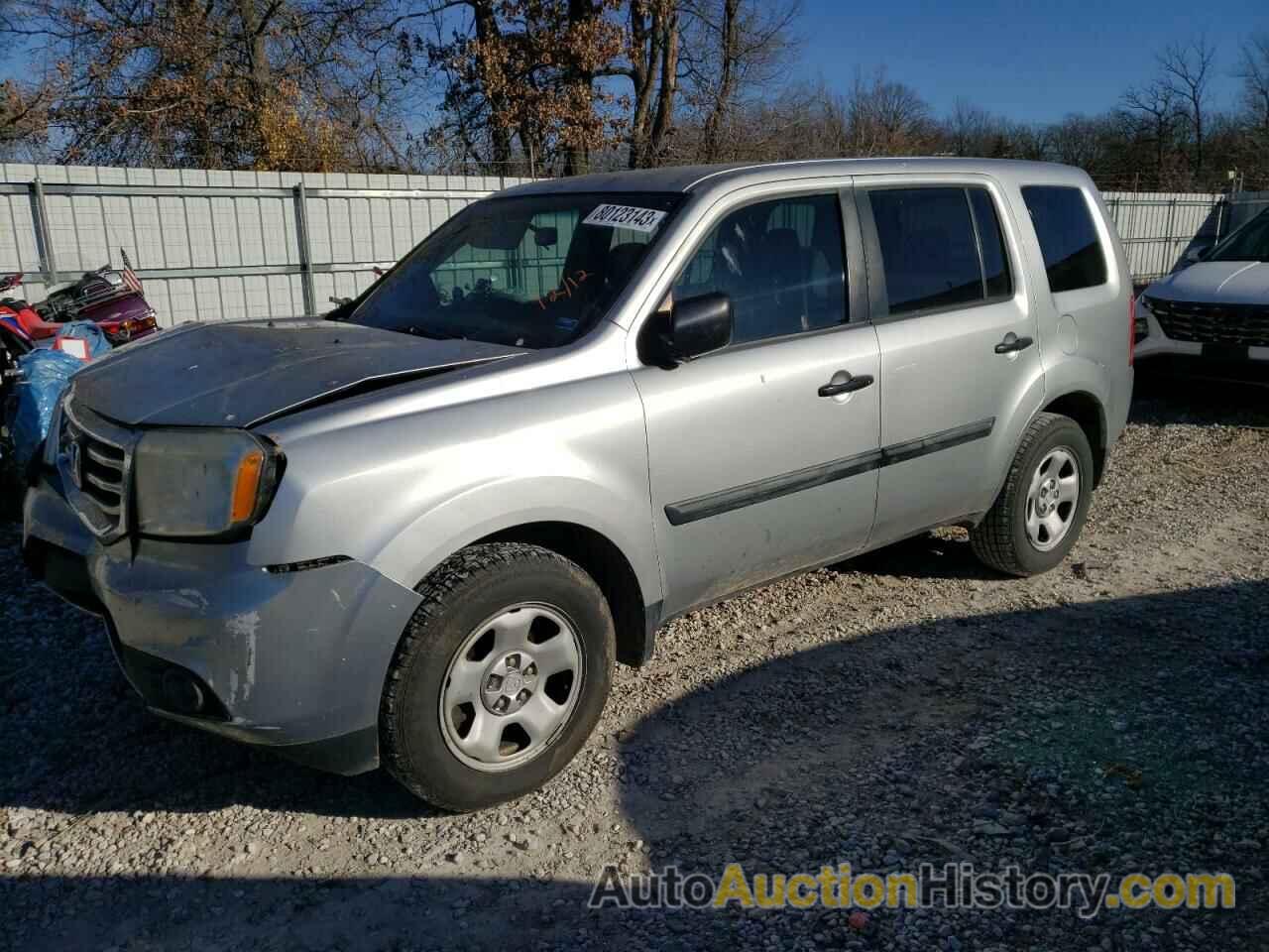 HONDA PILOT LX, 5FNYF3H28EB015654