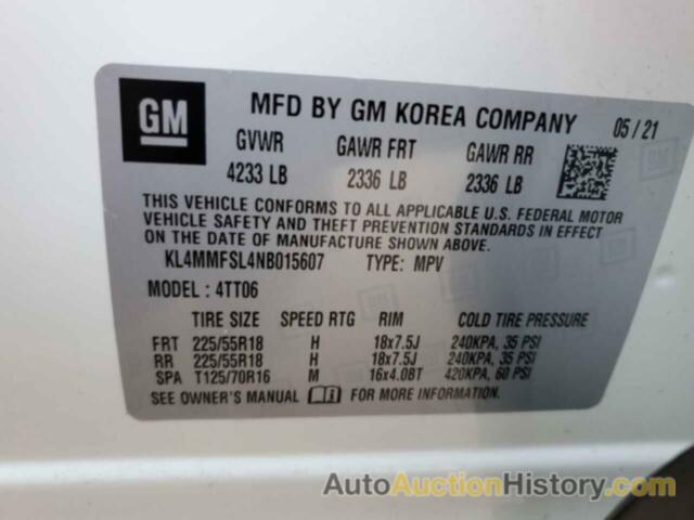 BUICK ENCORE ESSENCE, KL4MMFSL4NB015607