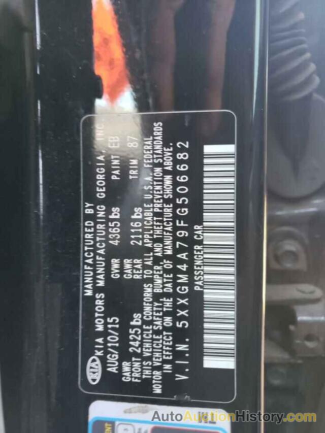 KIA OPTIMA LX, 5XXGM4A79FG506682