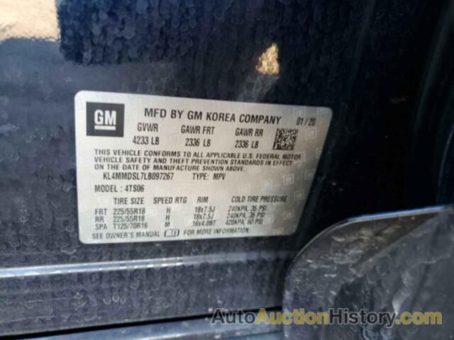 BUICK ENCORE SELECT, KL4MMDSL7LB097267