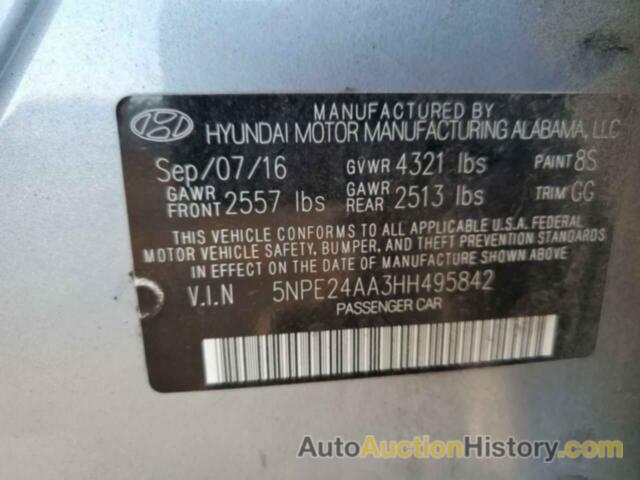 HYUNDAI SONATA ECO, 5NPE24AA3HH495842